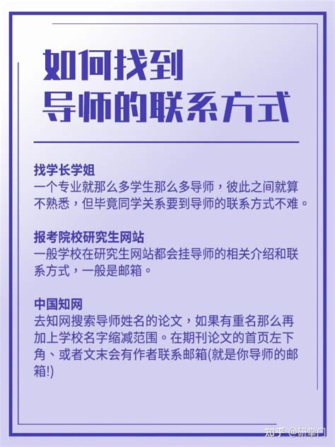 考研复试要不要提前联系导师？该如何联系导师？ 知乎