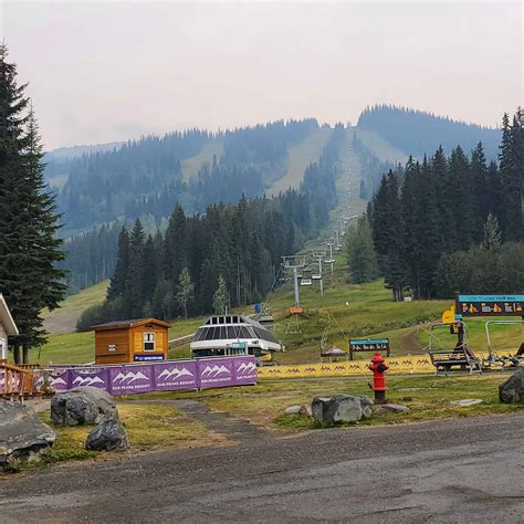 Diana Mohrsen - Chair lift at Sun Peaks in British Columbia
