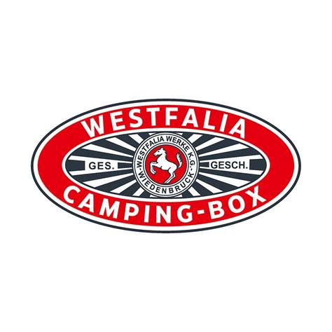 Westfalia Camping Box Sticker Dubberware Stickers T Shirts Club Branding