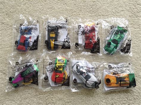 Julian S Hot Wheels Blog Mcdonald S Happy Meal Hot Wheels Toys Super Heroes Complete