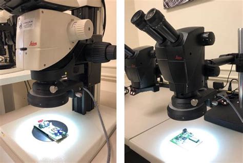 Leica Microscope Ring Light With Blue Light Fluorescence