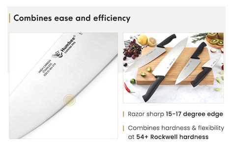 Humbee Cuisine Pro Inch Chef Knife High Carbon Stainless Steel Extra