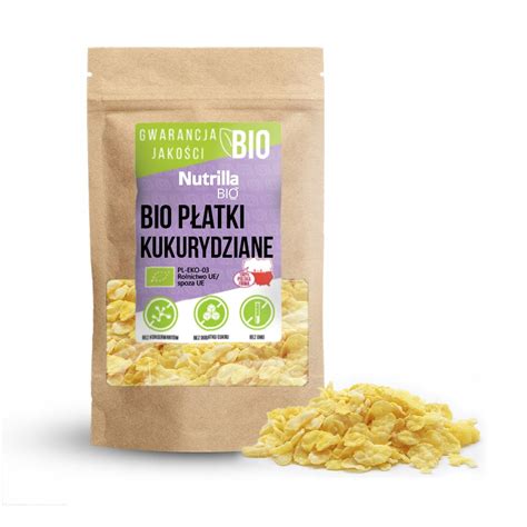 PŁATKI KUKURYDZIANE BEZ CUKRU BIO EKOLOGICZNE 200g 13421198635 Allegro pl