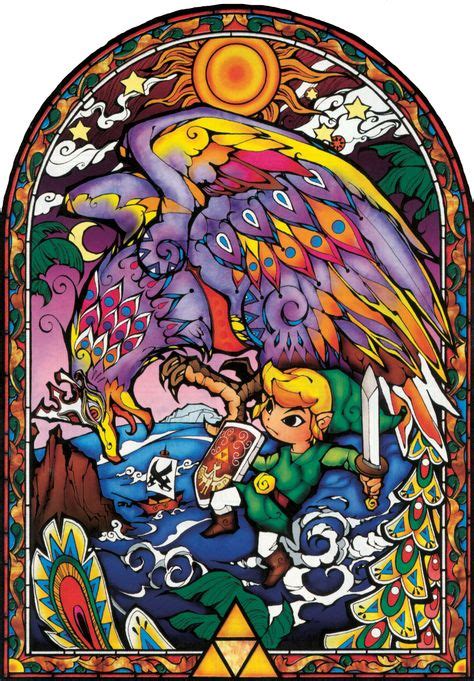 The Legend Of Zelda The Wind Waker Toon Link Legend Of Zelda Poster Wind Waker Pixel Art