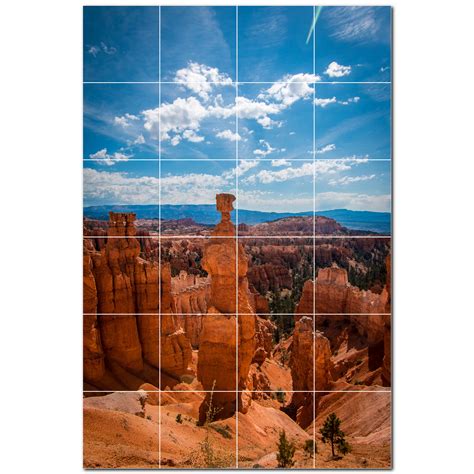 Picture-Tiles.com 24" x 36" Ceramic Canyon Photo Decorative Mural Tile