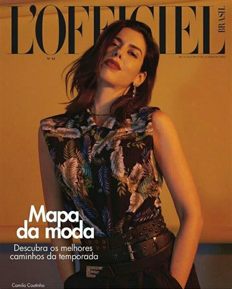 Revista L Officiel Brasil Camila Coutinho Moda Garotas