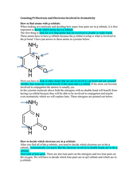 Counting Pi Electrons and Electrons Involved in Aromaticity