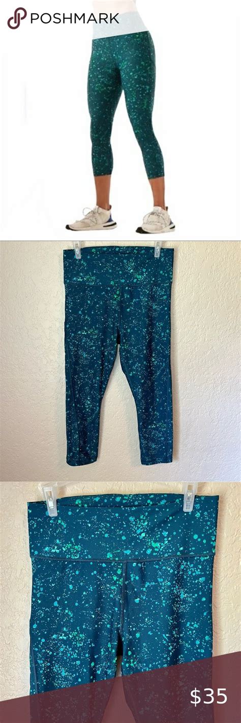 Athleta Ultimate Stash Pocket Splat Capri Leggings Size Medium