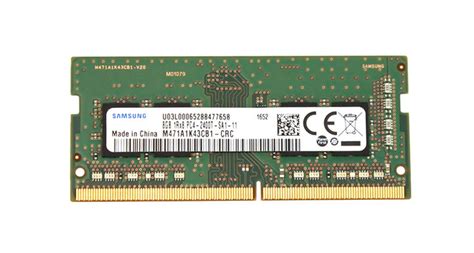 M471A1K43CB1-CRC Samsung 8GB SoDimm PC19200 Memory