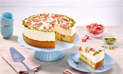 Rhabarber Frischk Se Kuchen Rezept Dr Oetker