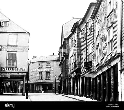 Totnes Devon Victorian Period Stock Photo Alamy