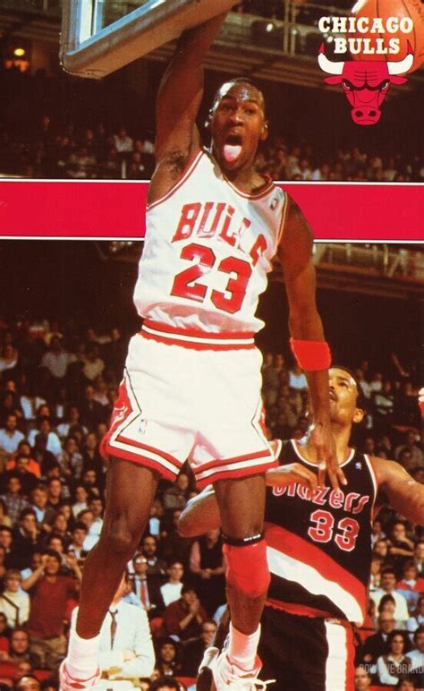 1987 Michael Jordan Dunk Art Poster - Row One Brand