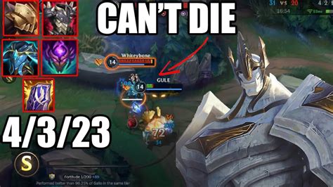 Galio Support Tank Dominating In Ranked Youtube