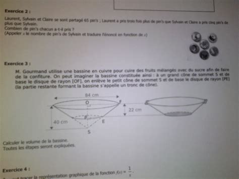 Bonjours J Ai Besoin D Aide Pour Un Exercice Pour Le Devoir A Rendre