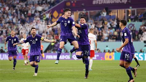 Poland 0 2 Argentina Lionel Messi Misses Penalty But Alexis Mac