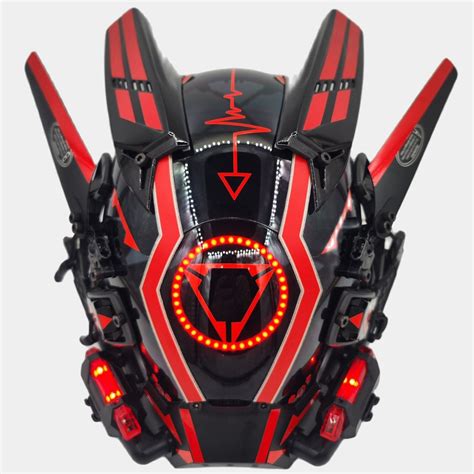 Devil Cyberpunk Helmet Cyber Techwear®