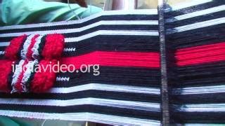 Naga shawl, Weaving, Tribes, Nagaland, North-eastern state, Video, India.