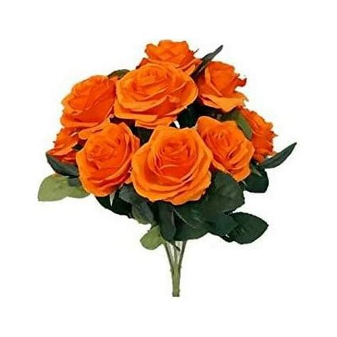 Diana Rose Artificial Flower Valentines Day 10 Stems 10 Flower Heads