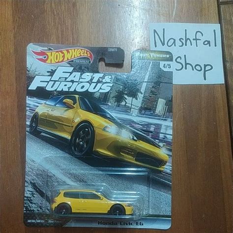 Hot Wheels Premium Fast And Furious Honda Civic Eg Fast Tuners Include Protector Shopee Malaysia