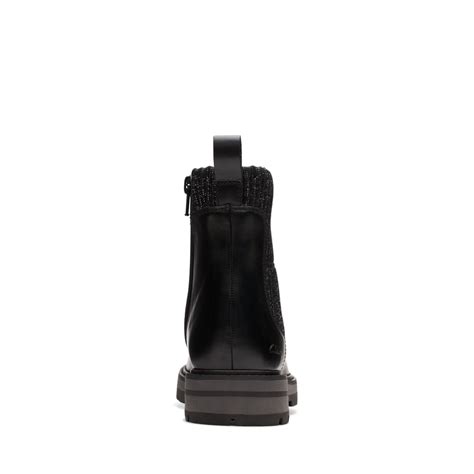 Clarks Prague Top K Black Boots Colton Footwear