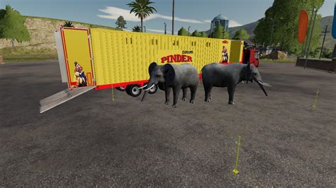 Remorque Eléphants PINDER FS19 KingMods