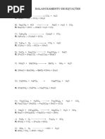 Exercicios Balanceamento Quimica 9 Ano | PDF