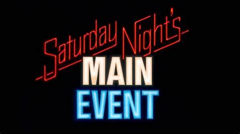 Wwe Files For New Trademark For “saturday Nights Main Event” Pwmania