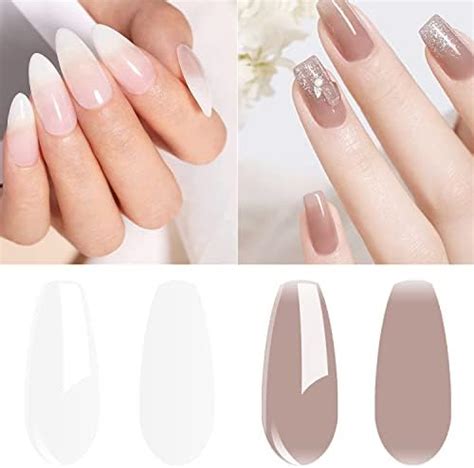 Amazon Vishine Duo Jelly Nude Gel Polish Pcs Ml Milky White Nude Translucent Gel