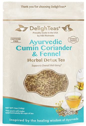 Ayurvedic Detox Cumin Coriander And Fennel Tea Organic Detox Tea Supports Weight Management