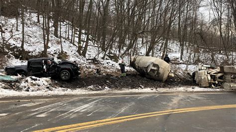 Pickup Truck And Cement Truck Collide In Deadly Crash Along Giants