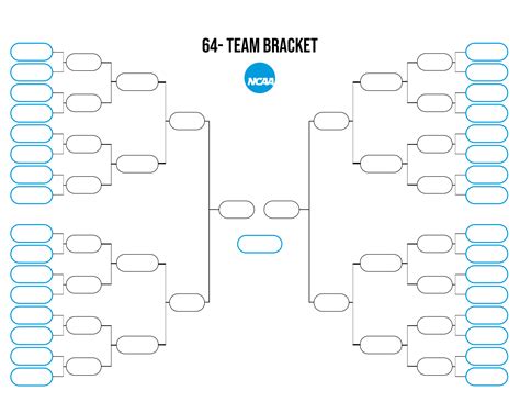 64 team bracket blank 8