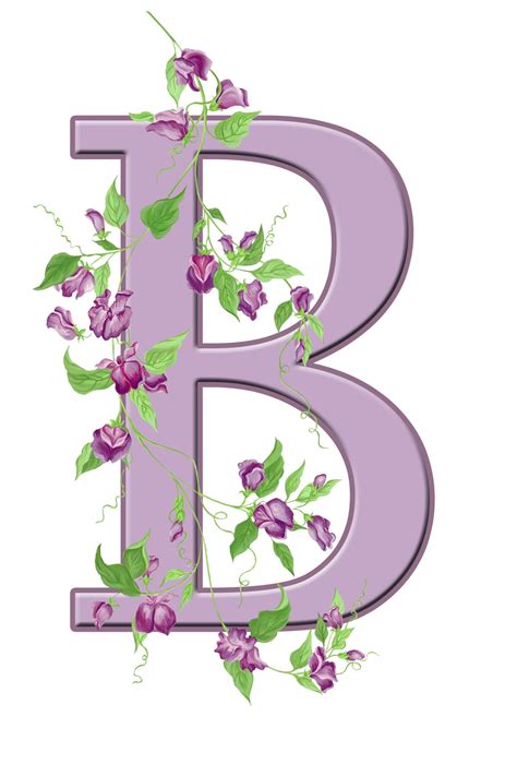 Letter B Floral Initial Free Stock Photo - Public Domain Pictures