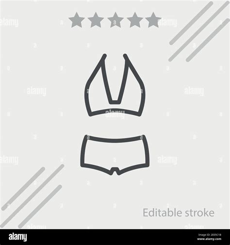 Bikini Vector Icon Modern Simple Vector Illustration Stock Vector Image Art Alamy