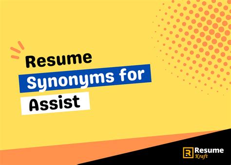 Powerful Resume Synonyms For Assist A Comprehensive Guide 2024