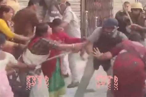Bjp Bharatiya Janata Party Bjp Workers Clash With Police In