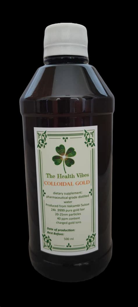 colloidal gold produced  valcambi suisse   pure gold bar