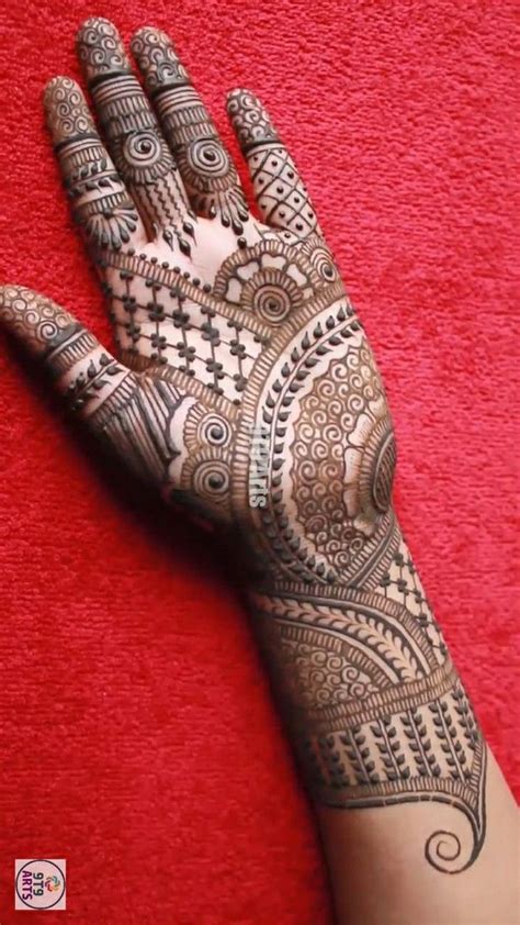 50 Pretty Simple Mehndi Designs That Are Trending Rn Circle Mehndi Designs Mehndi Designs