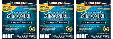 Kirkland Minoxidil 5 Percentage Extra Strength Hair Loss