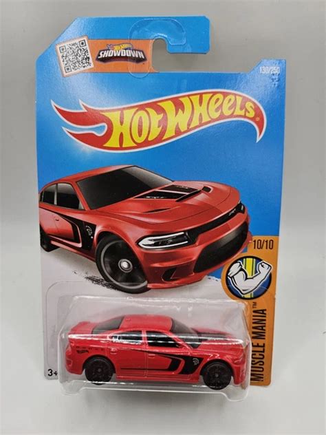 Hot Wheels Muscle Mania Dodge Charger Srt Hellcat Red Picclick Ca