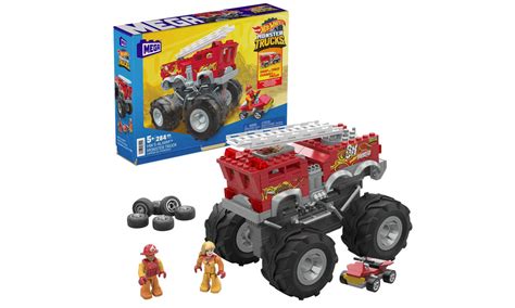 Mega Bloks Hot Wheels Monster Trucks Mega Construx 5 Alarm łazik ATV