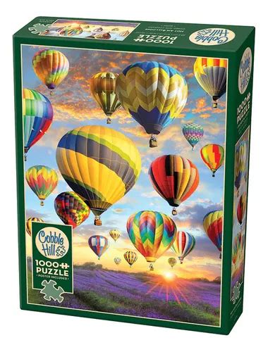 Rompecabezas Globos Aerostáticos 1000 Pz Cobble Hill Colores