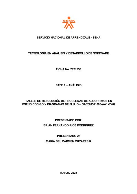 Diagramas De Flujo Servicio Nacional De Aprendizaje Sena Tecnolog A