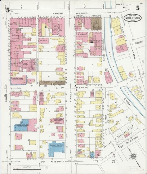 Image 5 Of Sanborn Fire Insurance Map From Middletown Butler County