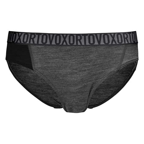 Ortovox Essential Bikini Unterhose Damen Black Raven Blend L