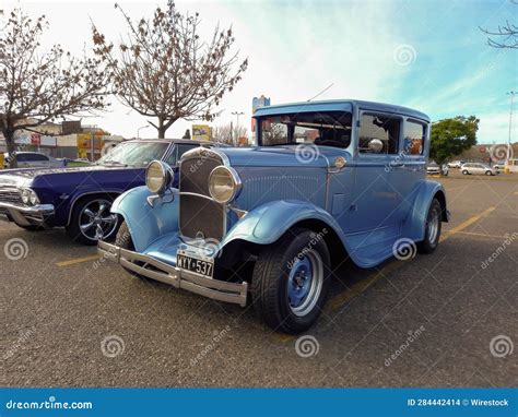 Old Early 1930s Dodge Brothers Six Two Door Sedan Street Rod In A