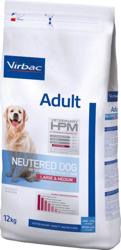 Virbac Veterinary Hpm Neutered Large And Medium Pour Chien Adulte Stérilisé