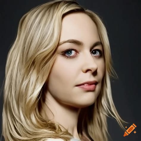 Close Up Portrait Of A Stunning Blonde Female On Craiyon