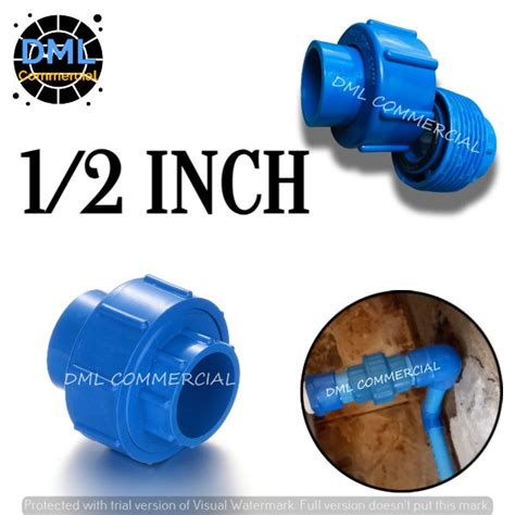 Dml Pc Blue Pvc Union Patente Water Pipeline Fittings