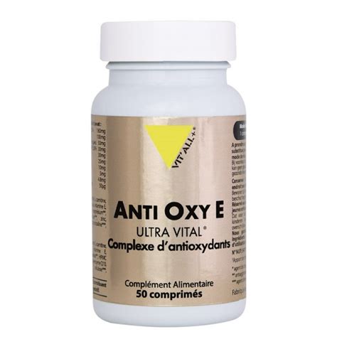 АнтиОкс (комплекс от антиоксиданти) Anti Oxy E Ultra Vital®, 30 капсули ...