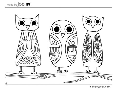 Hedwig Owl Coloring Pages